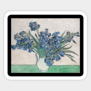 Irises: 1890 | Art By Van Gogh Sticker